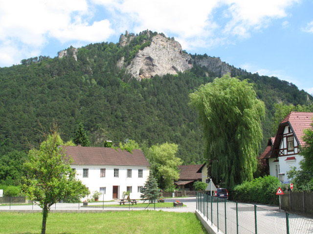 Gleißenfeld vom Bahnhof Gleißenfeld aus