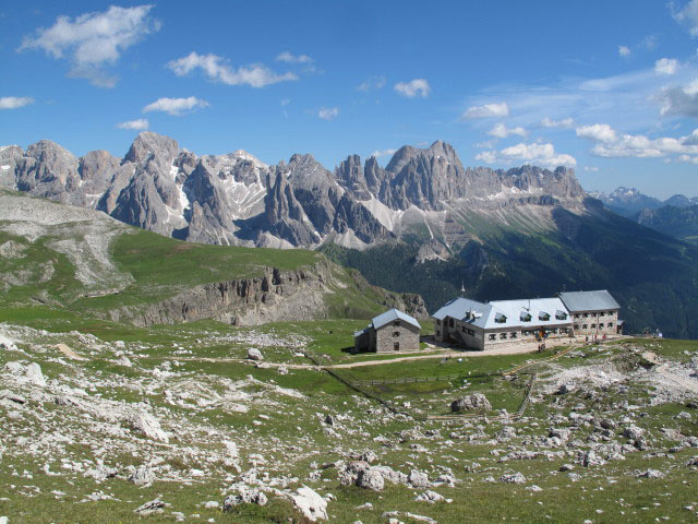 Schlernhaus, 2.450 m (26. Juni)