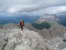 Kesselkogel-Klettersteig: Gudrun zwischen Kesselkogel und Grasleitenpass (25. Juni)