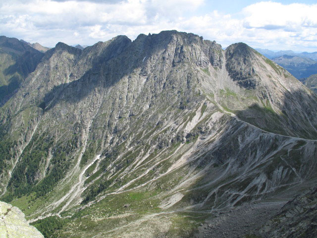 Verdinser Plattenspitz vom Großen Ifinger aus (2. Juli)