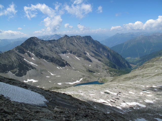 vom Säuleck-Klettersteig Richtung Südwesten (9. Juli)