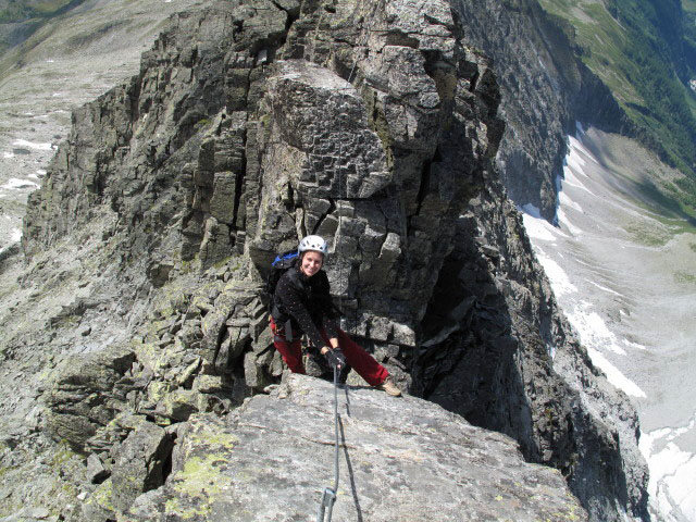 Säuleck-Klettersteig: Manuela am Westgrat (9. Juli)