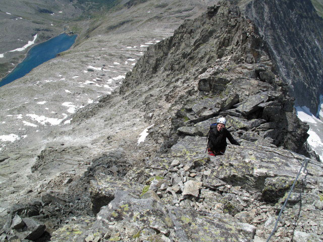 Säuleck-Klettersteig: Manuela am Westgrat (9. Juli)