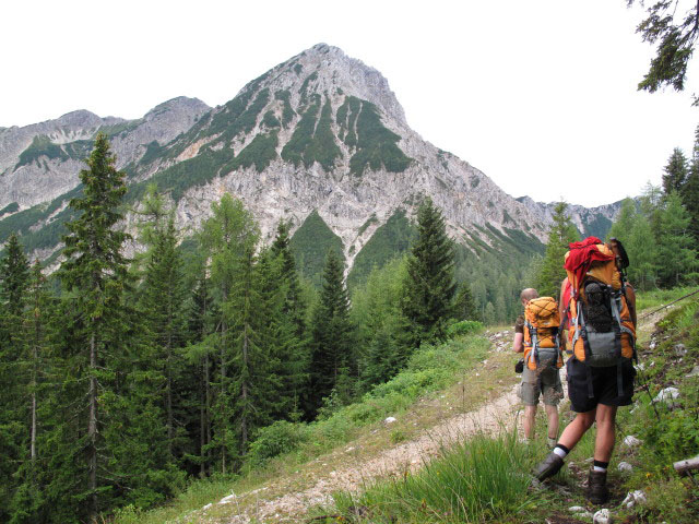 Christoph und Gudrun zwischen Roßalm und Bertahütte (30. Juli)