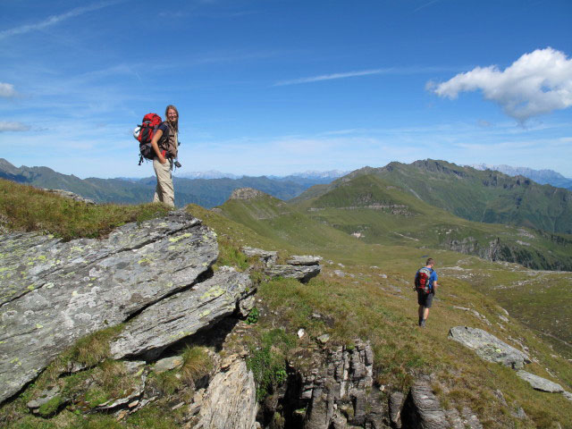 Sonja und Norbert auf der Gadauner Höhe (14. Aug.)