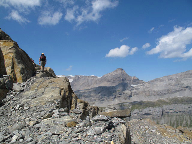 Axel zwischen Daubenhorn-Gletscher und Lämmerenboden