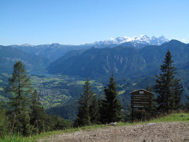 von der Bergstation der Katrin-Seilbahn Richtung Süden