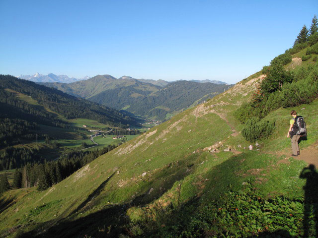 Carmen auf Weg 436 zwischen Sonnriedl und Erichhütte (3. Sep.)