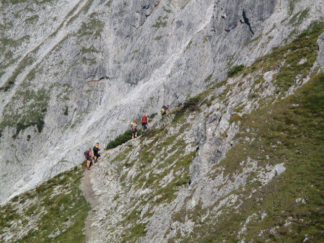 Weg 432 zwischen Grandlspitz-Klettersteig und Hochscharte (3. Sep.)