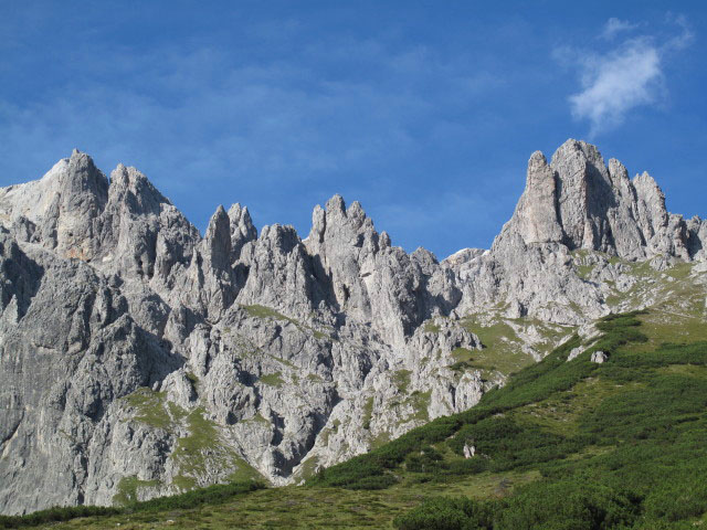 Königsjodler-Klettersteig von Weg 432 aus (3. Sep.)
