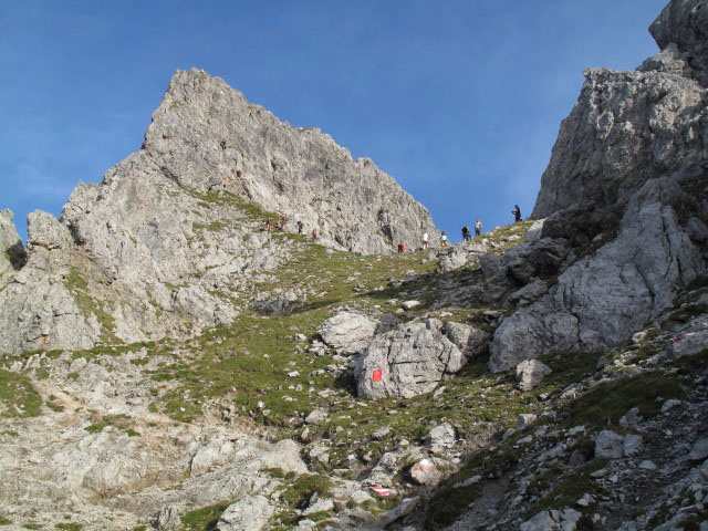 Königsjodler-Klettersteig von Weg 432 aus (4. Sep.)