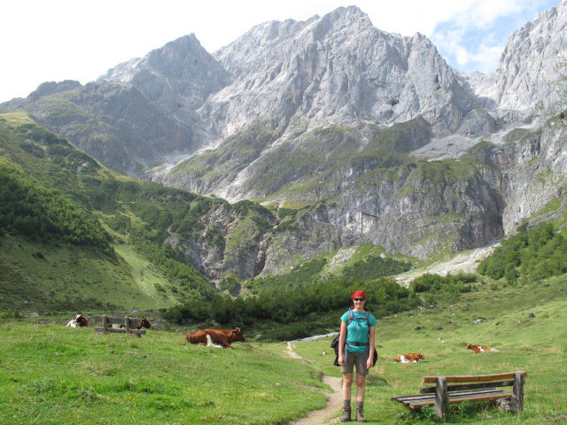 Carmen auf Weg 436 zwischen Schranbach und Riedingalm (4. Sep.)
