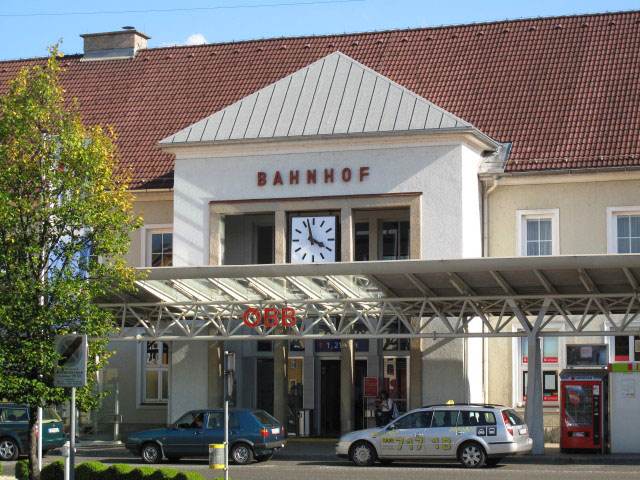 Bahnhof Knittelfeld, 628 m (16. Sep.)