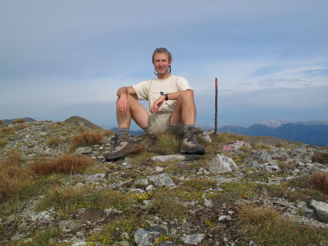 Ich auf der Schwaigerhöhe, 2.214 m (17. Sep.)