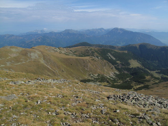 vom Hämmerkogel Richtung Norden (17. Sep.)