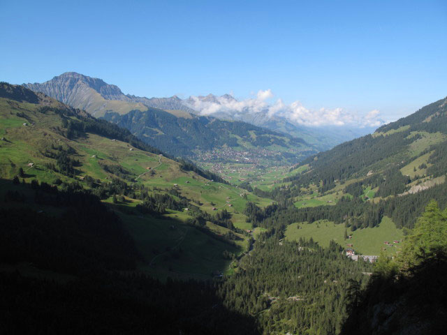 Entschlingetal vom Chäligang-Klettersteig aus