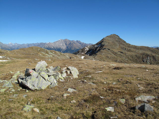 Pfunderer Höhenweg zwischen Bärentaler Spitze und Putzenhöhe (1. Okt.)