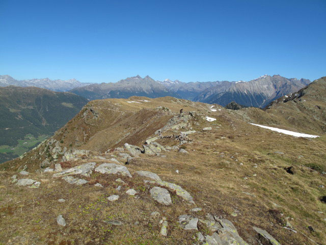 Pfunderer Höhenweg zwischen Bärentaler Spitze und Putzenhöhe (1. Okt.)