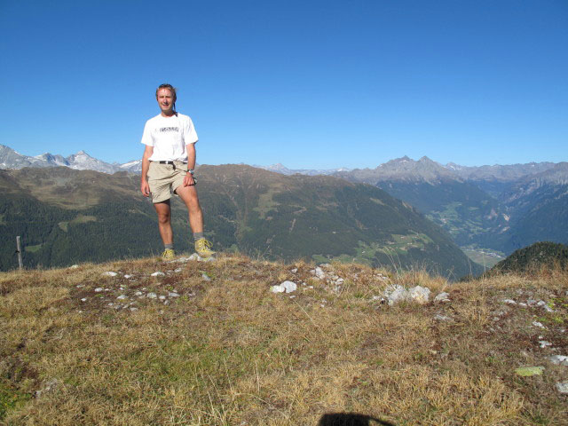 Ich auf der Zwölferspitze, 2.351 m (1. Okt.)