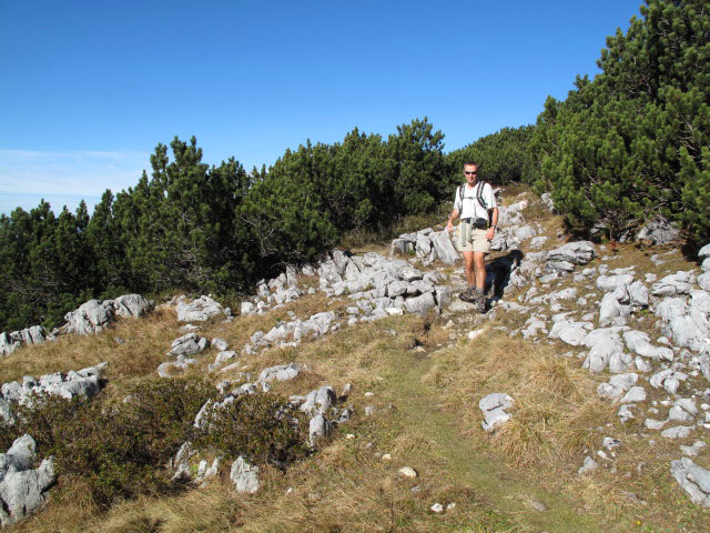 Ich zwischen Sarsteinhütte und Hoher Sarstein