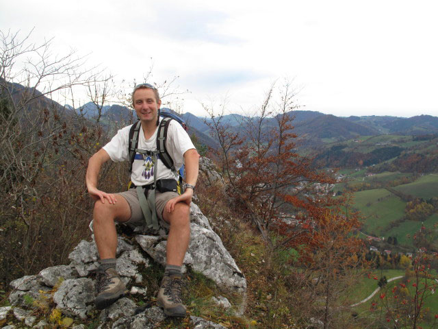 Ich zwischen Steinerner Jäger und Pfennigstein