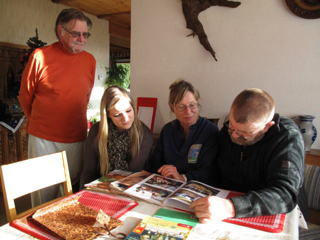 Papa, Katharina, Mama und Franz
