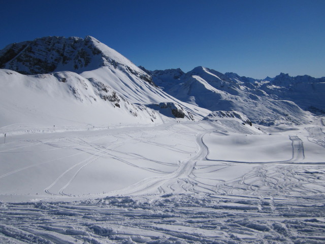 von der Bergstation der Rüfikopfbahn I Richtung Süden (15. Jän.)