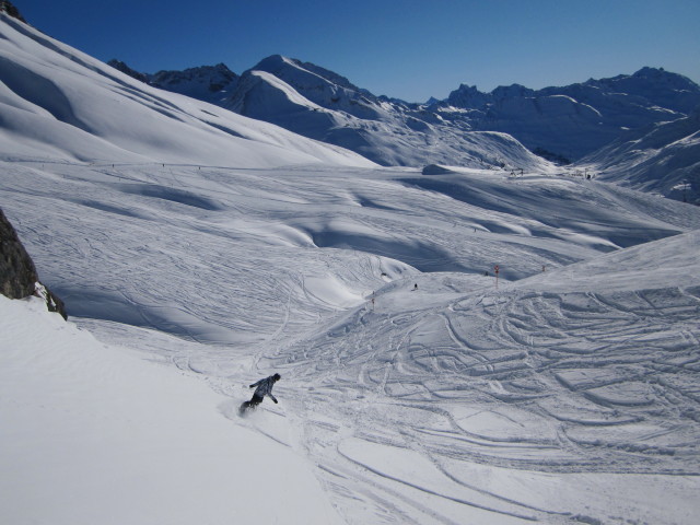 Thomas neben der Rossgraben-Skiroute (15. Jän.)