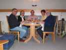 Papa, Mama, ich, Helga und Herwig in meiner Wohnung