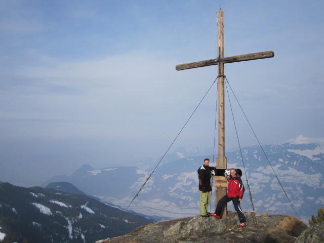 Markus und ich am Spieljoch, 1.911 m