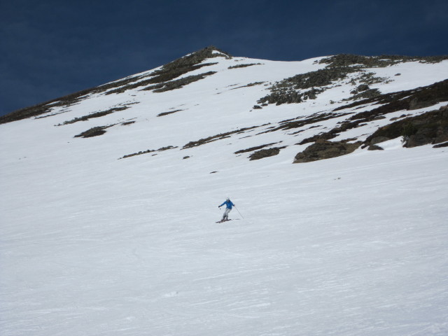 Bernd neben der Piste 16 (17. März)