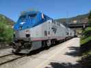 Train No. 5 im Bahnhof Glenwood Springs