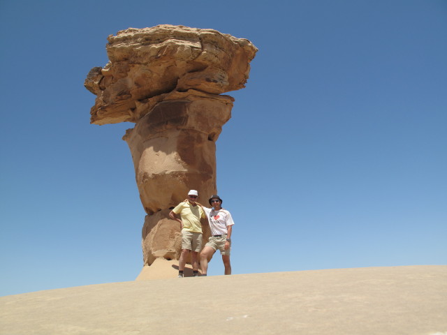 Papa und ich beim Secret Spire (12. Mai)