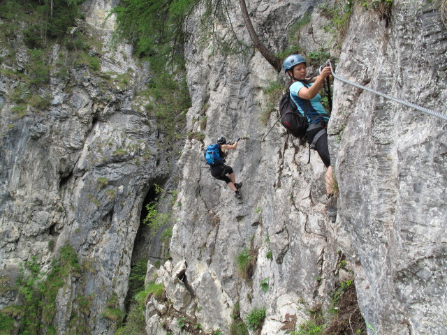 Kitz-Klettersteig: ? und ? am Götterquergang