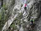 Kitz-Klettersteig: Martina und ? auf der Himmelsleiter