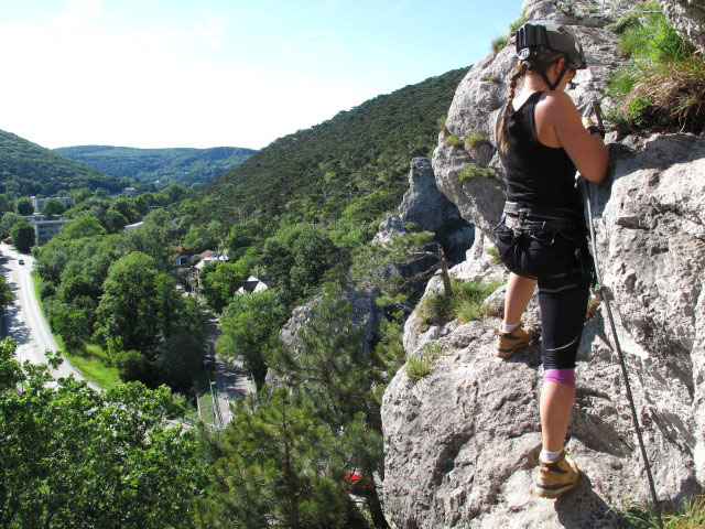 Daniela im schönen Quergang