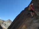 Gudrun zwischen Pfaffenferner und Hildesheimer Hütte (18. Aug)