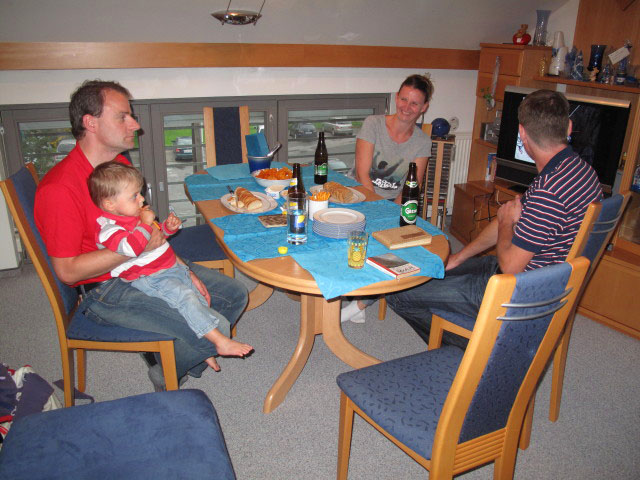Andreas, Alexander, Elisabeth und Jürgen