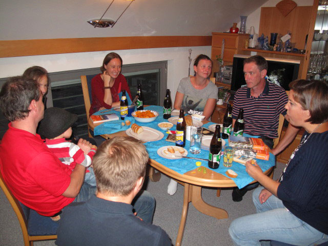 Andreas, Irene, Alexander, Carmen, Axel, Elisabeth, Jürgen und Claudia