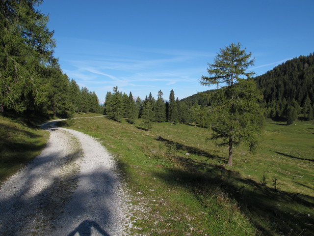 Weg 408 zwischen Egger Alm und Schlosshüttensattel (15. Sep.)