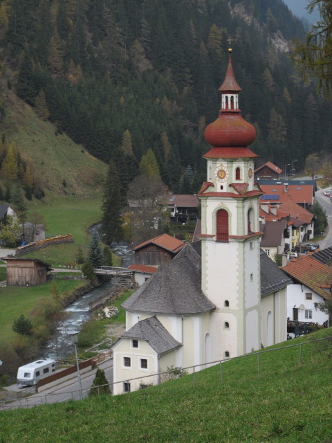 Kath. Pfarrkirche Mariä Heimsuchung in Gries am Brenner, 1.164 m