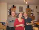 Ich, Daniela und Armin in Danielas Haus