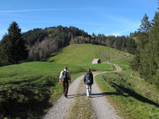 Alexander und Carmen zwischen Chuterenegg und Ochsenhöhi