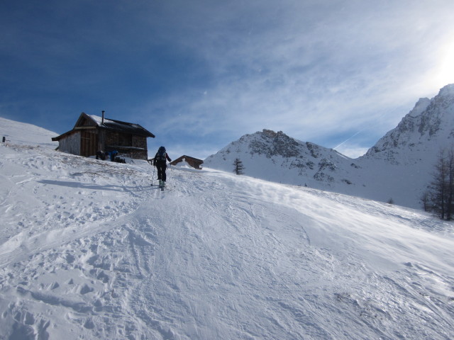 Martina zwischen Enzianhütte und Flatschspitze