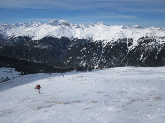 Erhard zwischen Enzianhütte und Flatschspitze