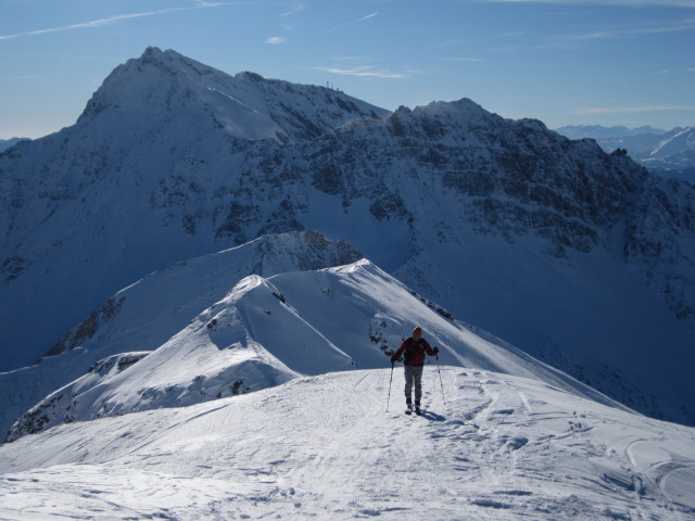Erhard zwischen Enzianhütte und Flatschspitze