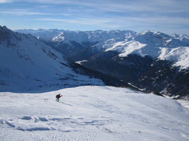 Erhard zwischen Flatschspitze und Enzianhütte