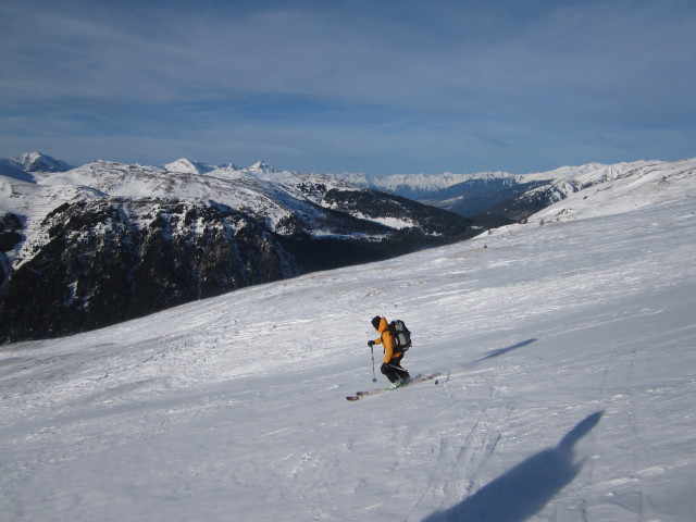 Martina zwischen Flatschspitze und Enzianhütte