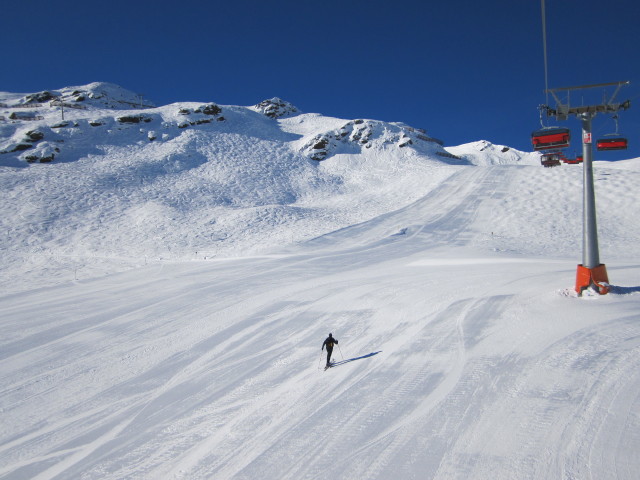 Olympiaabfahrt Riesenslalom Herren von der Schönbodenbahn aus