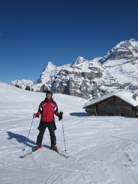 Ich auf der Piste Schilt - Apollo (3. März)
